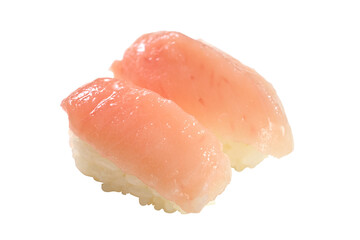 びんちょう鮪の握りずし2貫切り抜き