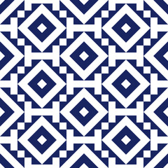 Rhombuses, diamonds, squares, checks, figures seamless pattern. Geometric background. Tribal motif. Folk wallpaper. Ethnic ornament. Geometrical ornate. Textile print, abstract vector