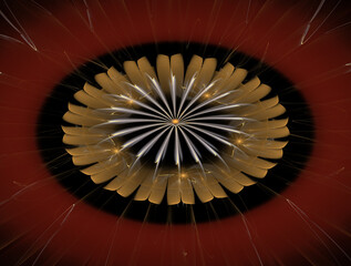 Imaginatory fractal abstract background Image