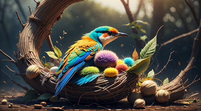 Colorful Bird Image