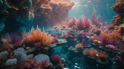 Obraz na płótnie Canvas Underwater Coral Gardens