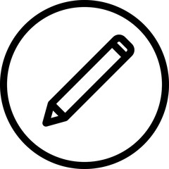Icon of a pencil