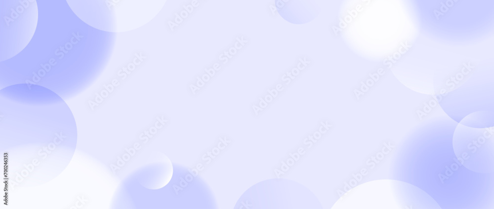Poster soft blue sphere background. abstract light floating bubble or ball wallpaper. blur gradient circle 