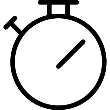 recommend clip art: Stopwatch icon in outline style. Simple time vector illustration — pixel-perfect icon.
