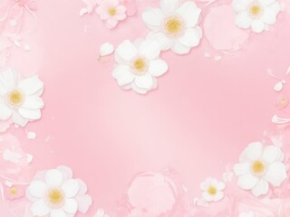 Fototapeta na wymiar Beautiful pink background with roses, in soft tones.