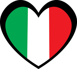 Italy Heart Icon