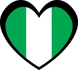 Nigeria Heart Icon