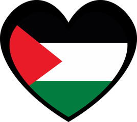 Palestine Heart Icon