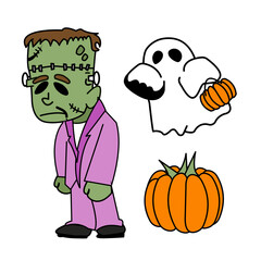 funny halloween pumpkin