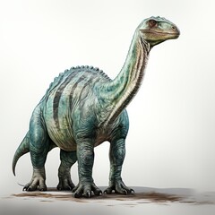 a dinosaur standing on the ground
