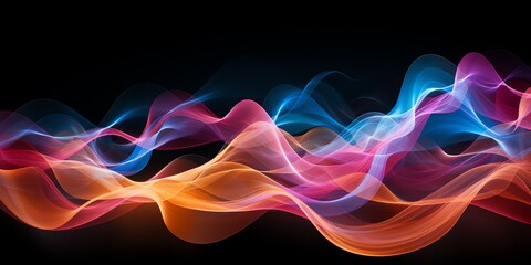 colorful smoke in different colors