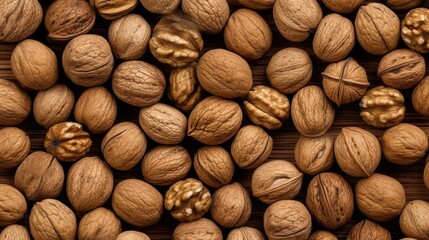  organic walnuts background, nuts texture