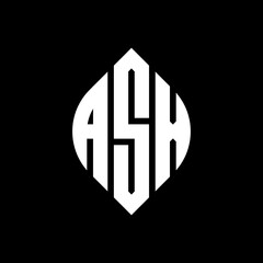 ASX circle letter logo design with circle and ellipse shape. ASX ellipse letters with typographic style. The three initials form a circle logo. ASX Circle Emblem Abstract Monogram Letter Mark Vector.