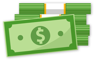 money bank sign dollar with transperancy background