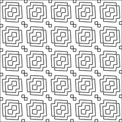 Abstract shapes.Abstract patterns from lines.White wallpaper. Vector graphics for design, textile, decoration, cover, wallpaper, web background, wrapping paper, fabric, packaging.Repeating pattern.