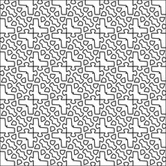 Abstract shapes.Abstract patterns from lines.White wallpaper. Vector graphics for design, textile, decoration, cover, wallpaper, web background, wrapping paper, fabric, packaging.Repeating pattern.