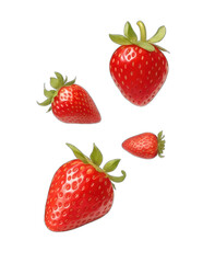 strawberry isolated on white background
