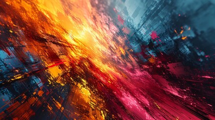 Vibrant abstract backdrop featuring a movie reel.