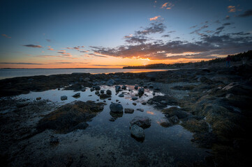 Sunset in Maine