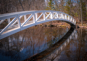 Small footbridge in Maine