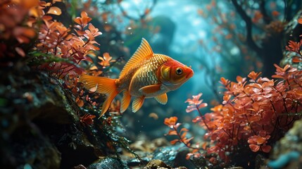 A fish swimming
