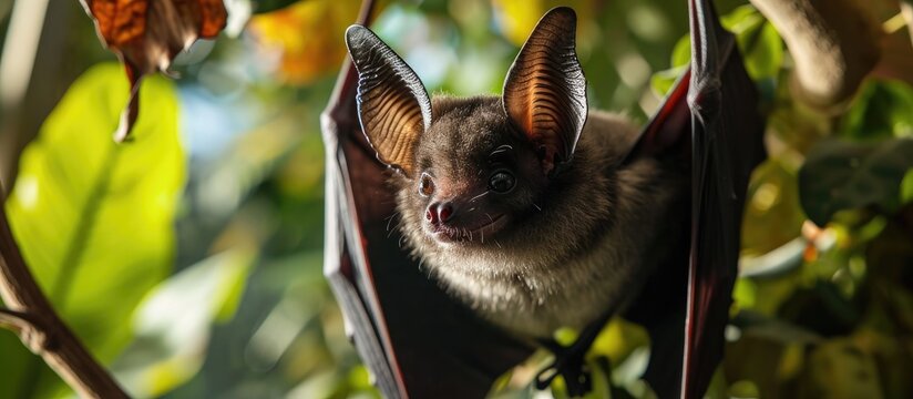 Vampire bat at a zoo