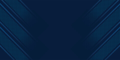 Blue Background. Dark blue abstract background geometry shine and layer element vector for presentation design.