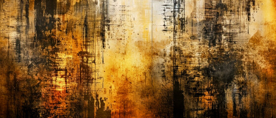 Obraz premium Abstract Background with Abstract Surfaces Anamorphic Digital Art Wallpaper Background Brainstorming Family Card Magazine Poster