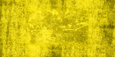 Abstract yellow old concrete wall background .yellow vintage seamless grunge background texture .concrete overlay aquarelle painted paper texture design .
