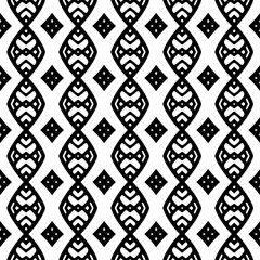 Abstract Shapes.Vector Seamless Black and White Pattern.Design element for prints, decoration, cover, textile, digital wallpaper, web background, wrapping paper, clothing, fabric, packaging, cards.