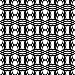 White background with black pattern. Seamless texture for fashion, textile design,  on wall paper, wrapping paper, fabrics and home decor. Simple repeat pattern.