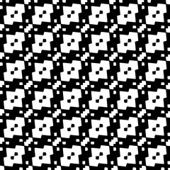 Abstract Shapes.Vector Seamless Black and White Pattern.Design element for prints, decoration, cover, textile, digital wallpaper, web background, wrapping paper, clothing, fabric, packaging, cards.