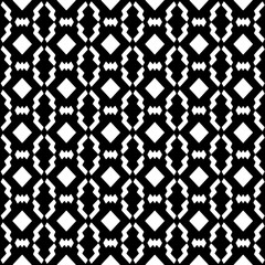 Abstract Shapes.Vector Seamless Black and White Pattern.Design element for prints, decoration, cover, textile, digital wallpaper, web background, wrapping paper, clothing, fabric, packaging, cards.