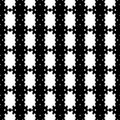 Abstract Shapes.Vector Seamless Black and White Pattern.Design element for prints, decoration, cover, textile, digital wallpaper, web background, wrapping paper, clothing, fabric, packaging, cards.