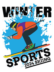 Skate vector T-shirt  design 2024