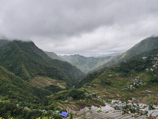 Fototapeta na wymiar Terrazas de arroz en Batad, Filipinas