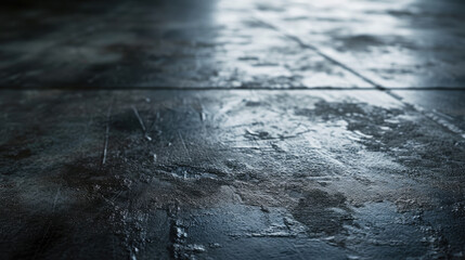 Elegance in Grit: Dark Concrete Floor Texture. Generative AI