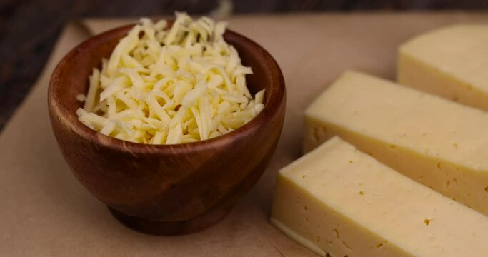 grated cheese in large quantities at home, grated cheese for cooking in the kitchen