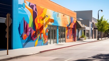Exterior view of a shop in San Diego, California