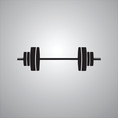 dumbbell weight fitness gym barbell sport bodybuilding isolated white background equipment heavy strength for exercise