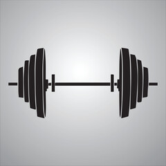 dumbbell weight fitness gym barbell sport bodybuilding isolated white background equipment heavy strength for exercise