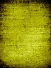 Empty grunge texture background in yellow.
