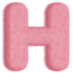 Pink Letter H