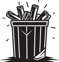 Disposed Habit Alert No Smoking Vector No Smoking Disposal Emblem Black Vector Icon