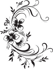 Vineyard Elegance Monochrome Icon Wine Branch Sketch Black Logo