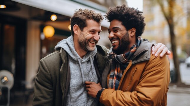 Happy Friends Supporting Each Other. Friendship, Loyalty, Mental Health Concept