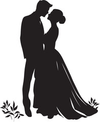 Rustic Floral Affection Stylish Black Emblem Ethereal Wedding Bouquets Black Emblematic Detail