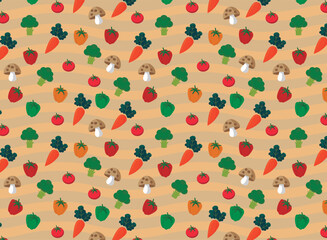 vegetable pattern, background, for design backgrounds, prints and various designs