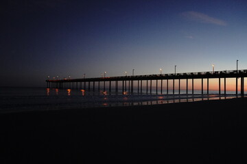 Obraz premium Pier at Sunsets