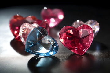 Fototapeta premium heart of glass